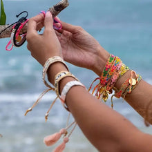 Load image into Gallery viewer, Jungle Bloom - Bali Friendship Bracelet