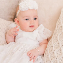 Load image into Gallery viewer, Kaitlyn Sterling Silver Baby &amp; Child Cross Baptism Bracelet (0-12 Months)