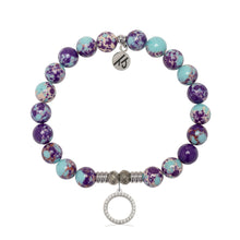 Load image into Gallery viewer, "Good Karma" Silver Charm Bracelet - TJazelle