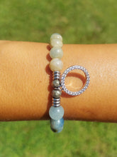 Load image into Gallery viewer, "Good Karma" Silver Charm Bracelet - TJazelle