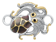Load image into Gallery viewer, Octopus Black Mother of Pearl Topper - KOVEL - Cape Cod Clasp