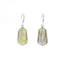 Load image into Gallery viewer, Labradorite Dea Drop Earrings - Lotus Jewelry