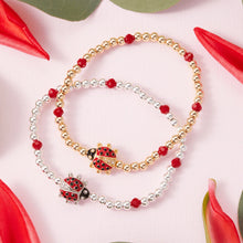 Load image into Gallery viewer, Lucky Ladybug Stretch Bracelet