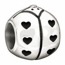 Load image into Gallery viewer, Silver Ladybug Bead - Chamilia Bead