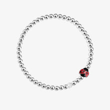 Load image into Gallery viewer, Lucky Ladybug Metal Stretch Bracelet