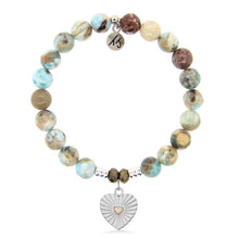 Load image into Gallery viewer, Heart Opal Charm Bracelet - TJazelle