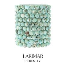 Load image into Gallery viewer, "Serenity" Larimar Stacker Bracelet - TJazelle