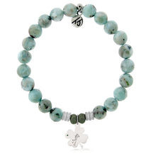 Load image into Gallery viewer, "Lucky Clover" Silver Charm Bracelet - TJazelle