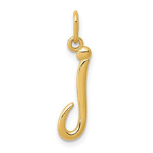 Load image into Gallery viewer, 14k Yellow Gold Letter Initial Charm