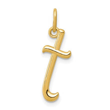 Load image into Gallery viewer, 14k Yellow Gold Letter Initial Charm