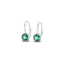 Load image into Gallery viewer, Angels Of Light Hudson Valley Teal Leverback Earrings - Chloe &amp; Lois