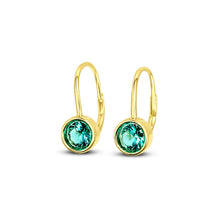 Load image into Gallery viewer, Angels Of Light Hudson Valley Teal Leverback Earrings - Chloe &amp; Lois