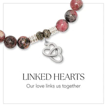 Load image into Gallery viewer, "Linked Hearts" Sterling Silver Charm Bracelet - TJazelle