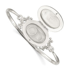 Load image into Gallery viewer, Silver Locket Bangle
