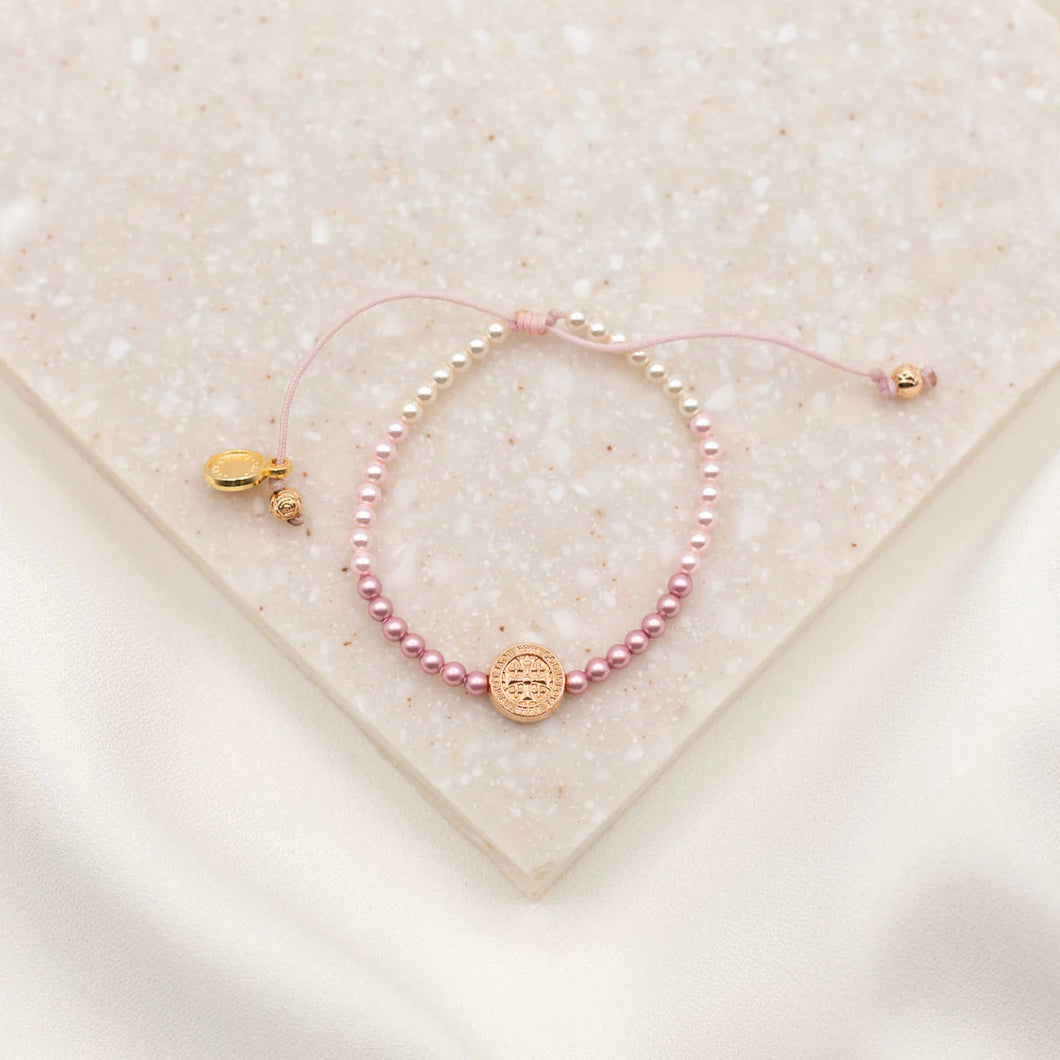 Love Lights the Way for Kids - St. Amos Crystal Pearl Bracelet