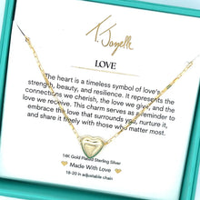 Load image into Gallery viewer, Love (Heart) Necklace Necklace - TJazelle