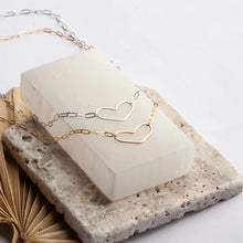 Load image into Gallery viewer, Lover Heart Necklace - Sterling Silver