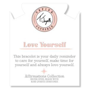 Love Yourself Rose Quartz Bracelet - TJazelle Affirmations Collection