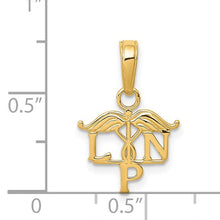 Load image into Gallery viewer, LPN Charm - 14K Gold