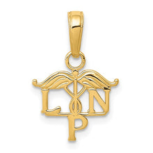 Load image into Gallery viewer, LPN Charm - 14K Gold