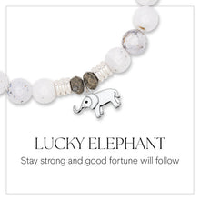 Load image into Gallery viewer, New "Lucky Elephant" Silver Charm Bracelet - TJazelle