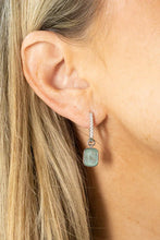 Load image into Gallery viewer, Luxe Cushion Hoops in Sea Glass - Chloe and Lois