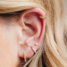 Load image into Gallery viewer, Mini Luxe Huggie Hoops - Chloe and Lois