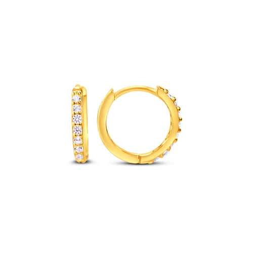 Mini Luxe Huggie Hoops - Chloe and Lois