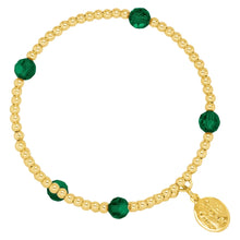 Load image into Gallery viewer, May Birthstone Gold-Filled Bead Wrap- By Wind &amp; Fire