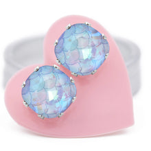 Load image into Gallery viewer, Mermaid Magic Cushion Bling Earrings -  JoJoLovesYou