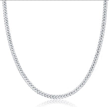 Load image into Gallery viewer, 2.8mm Miami Cuban Chain - Rhodium Plated Sterling Silver