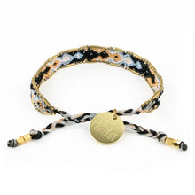 Load image into Gallery viewer, Midnight Quartz - Bali Friendship Bracelet