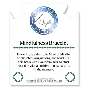 Mindfulness Collection- Green Kyanite Gemstone Bracelet