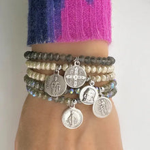 Load image into Gallery viewer, Miraculous Mother Mary Stretch Bracelet - Love Lisa Healing Collection