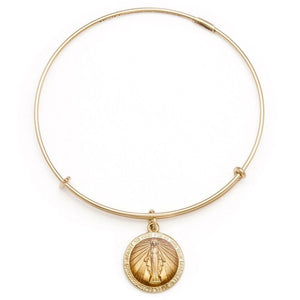 Miraculous Medal Bangle Bracelet - Alex and Ani Precious Collection