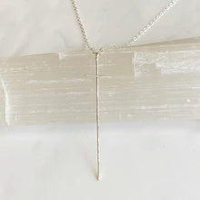 Load image into Gallery viewer, Modern Cross Necklace - Sterling Silver