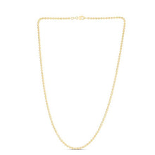 Load image into Gallery viewer, 18" 2.5mm Moon Chain - 14K Yellow Gold