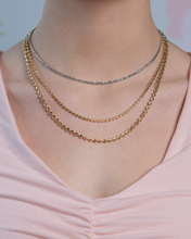 Load image into Gallery viewer, 18" 2.5mm Moon Chain - 14K Yellow Gold