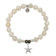 Load image into Gallery viewer, "CZ Starfish" Silver Charm Bracelet - TJazelle