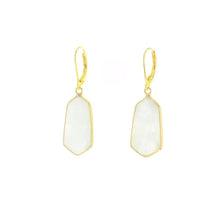 Load image into Gallery viewer, Moonstone Dea Drop Earrings - Lotus Jewelry