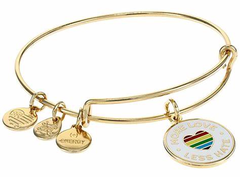 More Love, Less Hate Bangle Bracelet - Alex and Ani