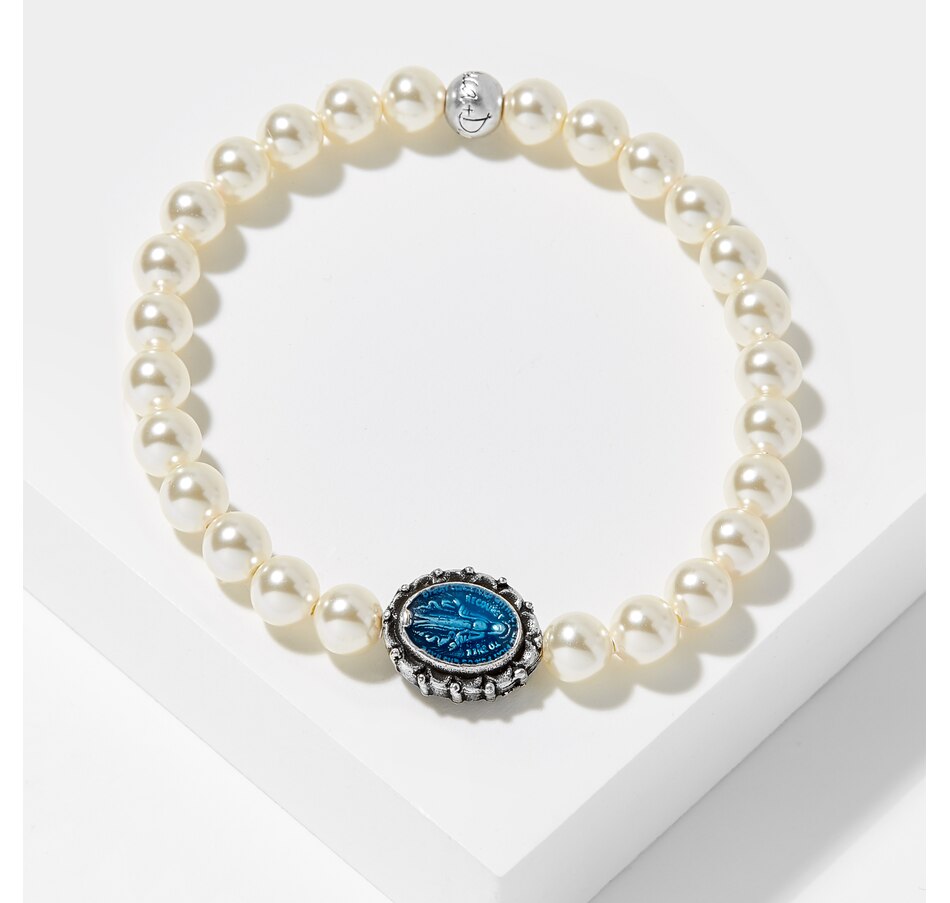 Mother Mary Stretch Bracelet - Luca and Danni