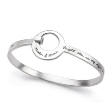 Load image into Gallery viewer, &quot;Mother of Mine&quot;- Quote Bangle Bracelet
