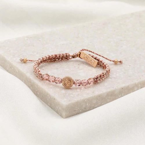 A Mother's Love Blessing for My Daughter Bracelet (Rose Gold) - My Saint My Hero