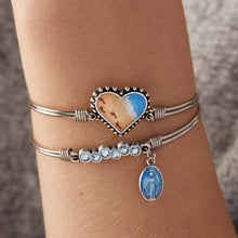 Load image into Gallery viewer, Mother Mary Starlight Bangle Bracelet - Luca and Danni