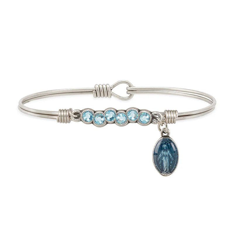 Mother Mary Starlight Bangle Bracelet Luca and Danni