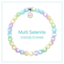 Load image into Gallery viewer, Shine Bright Multi Selenite Stacker - TJazelle HELP Collection