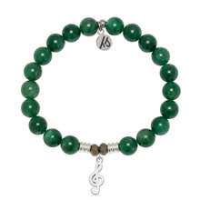 Load image into Gallery viewer, Music Note Silver Charm Bracelet - TJazelle