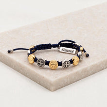 Load image into Gallery viewer, Benedictine Blessing Bracelet (Mixed Medals) - My Saint My Hero
