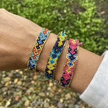 Load image into Gallery viewer, Neon Shark - Bali Friendship Bracelet
